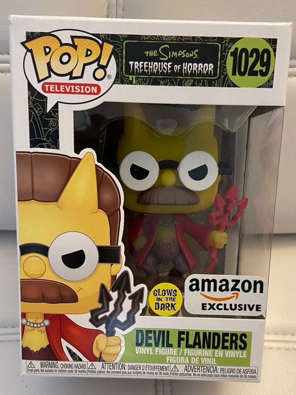 Devil Flanders The Simpsons Glow In The Dark Funko 1029